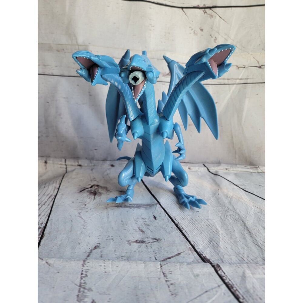 1996 Yu-Gi-Oh Blue Eyes Dragon 8” Kazuki Takahashi Action Figure Sound Works